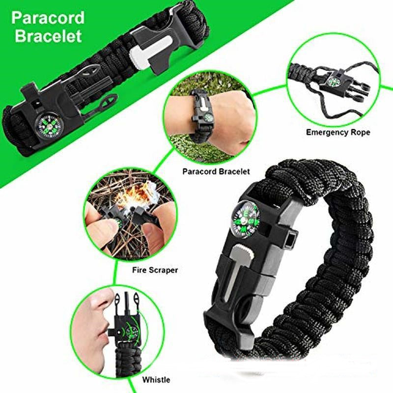 New Survival Kit Outdoor Emergency Gear Kit for Camping Hiking Travelling Adventures