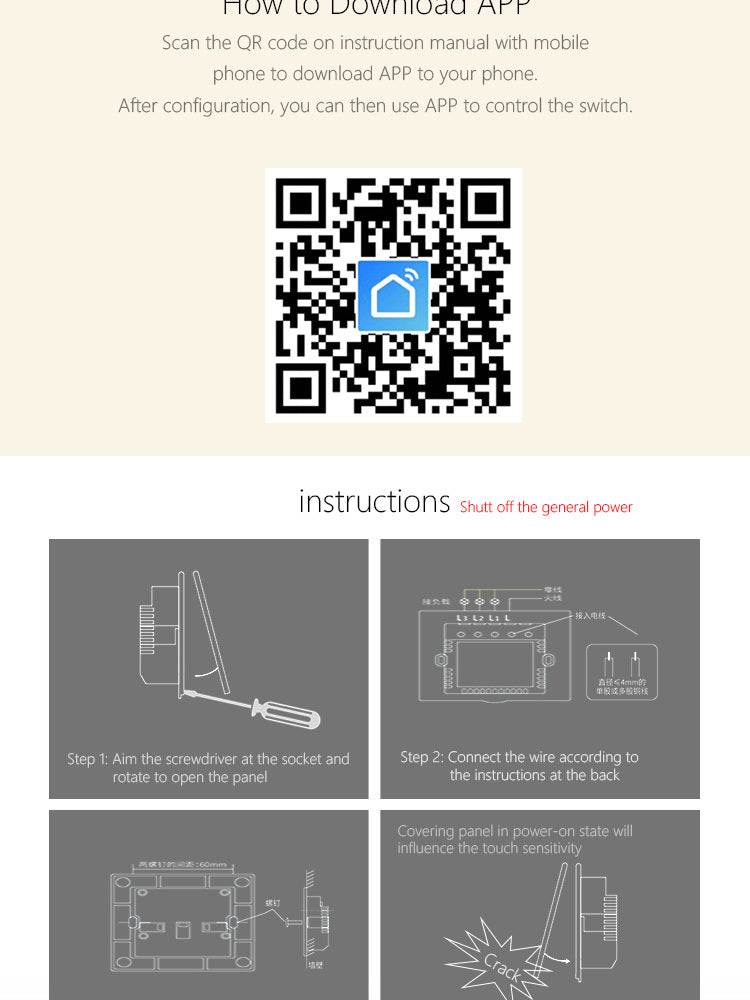 Tuya App Remote Wi-Fi Curtain Switch Wifi Smart Switch