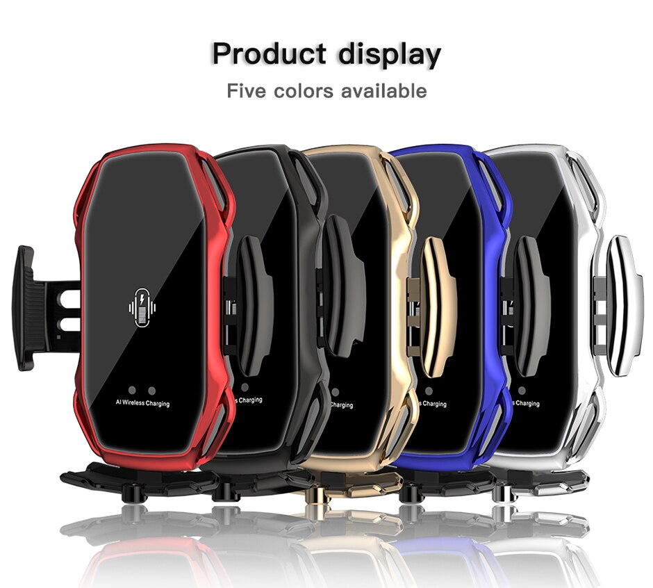 TEQ Wireless  auto sensor 15W Charger Car holder