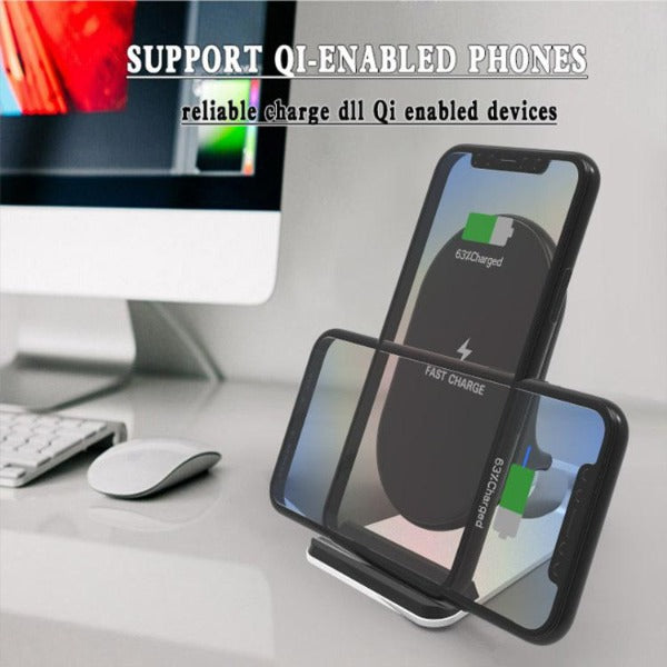 TEQ metal wireless stand for Apple iphone smartphone 20w