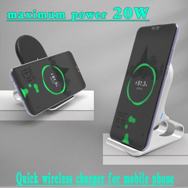 TEQ metal wireless stand for Apple iphone smartphone 20w