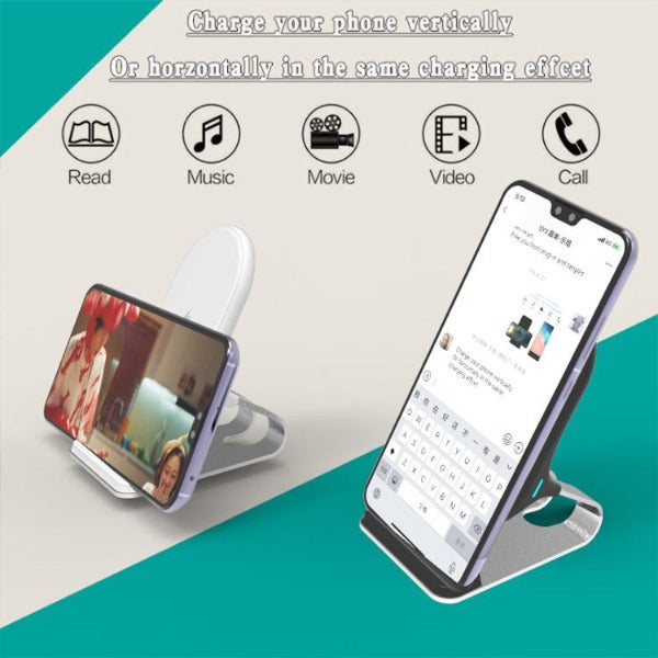TEQ metal wireless stand for Apple iphone smartphone 20w