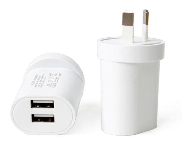TEQ 5V 2 USB Wall Adapter  for Apple iPad mini iPhone SAA