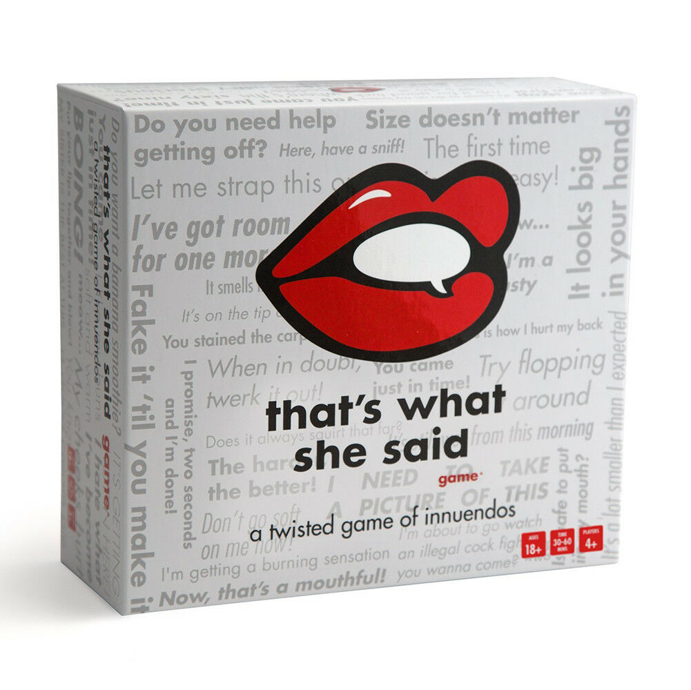 That's What She Said - The Party Game of Twisted Innuendos Adults FUN Card Game