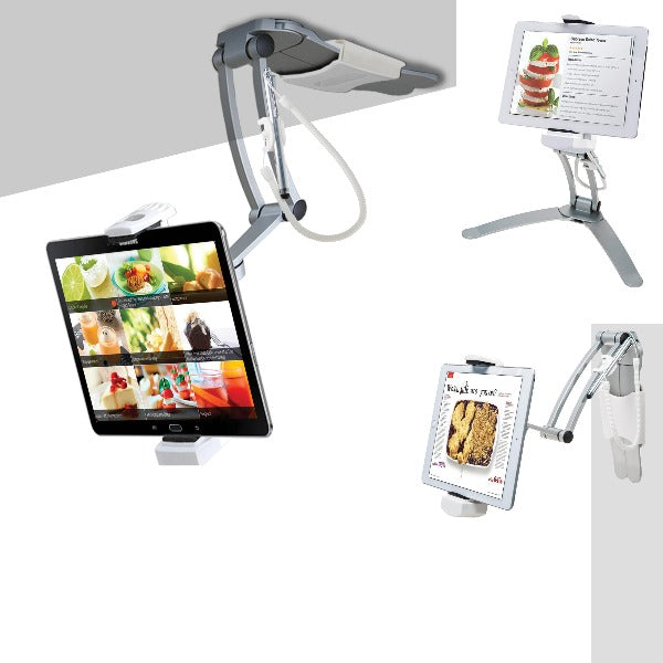 iTEQ Kitchen ipad holder Fold Wall Mount Tablets Phone Stand Bracket Holder