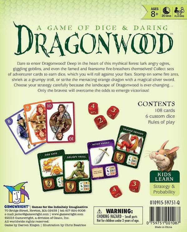 Dragonwood Game Dice Game fun kids game