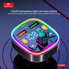 ET-M70 FM Transmitter Bluetooth Car kit with Type C to C Charger