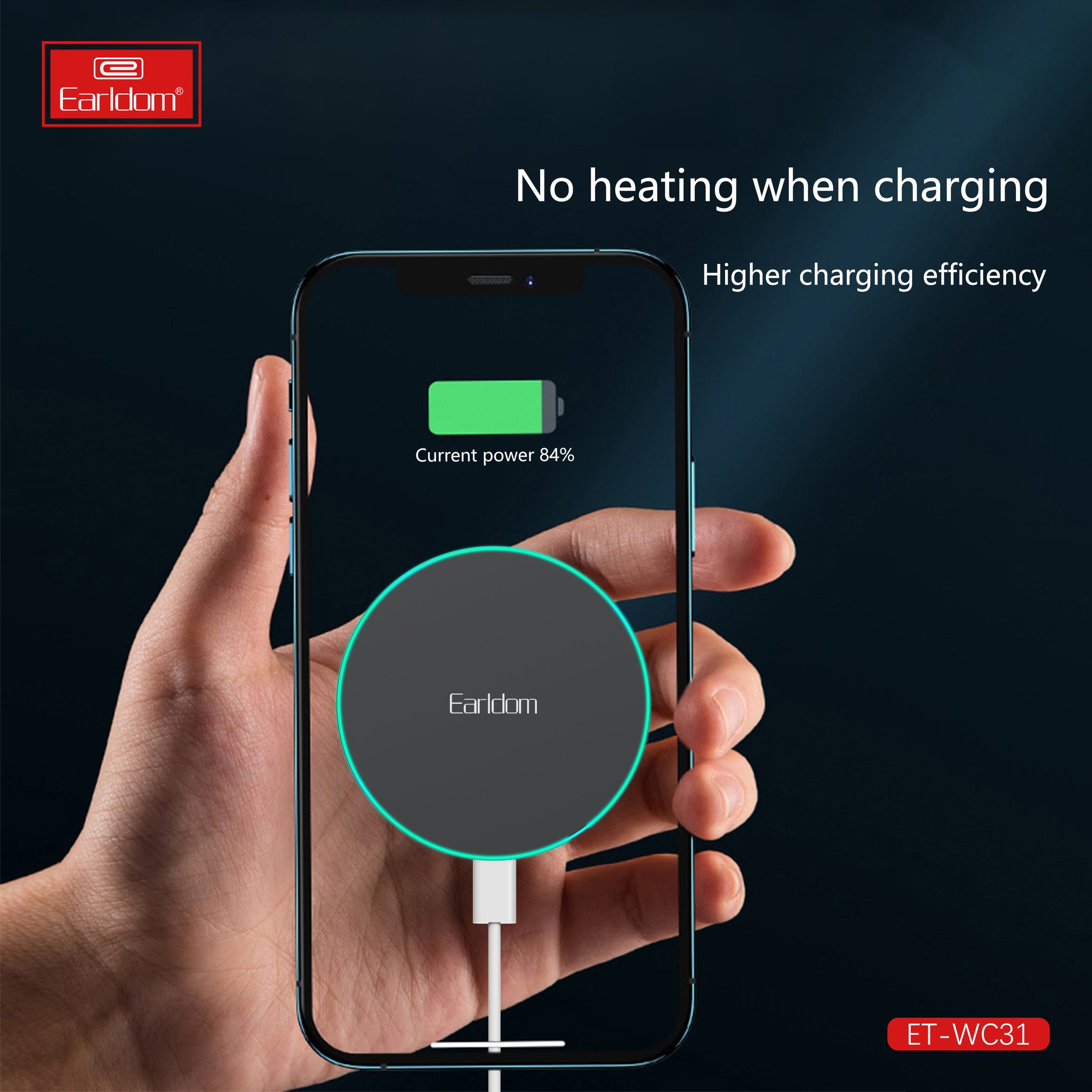 15W  Wireless Charger Aluminum Charging Pad