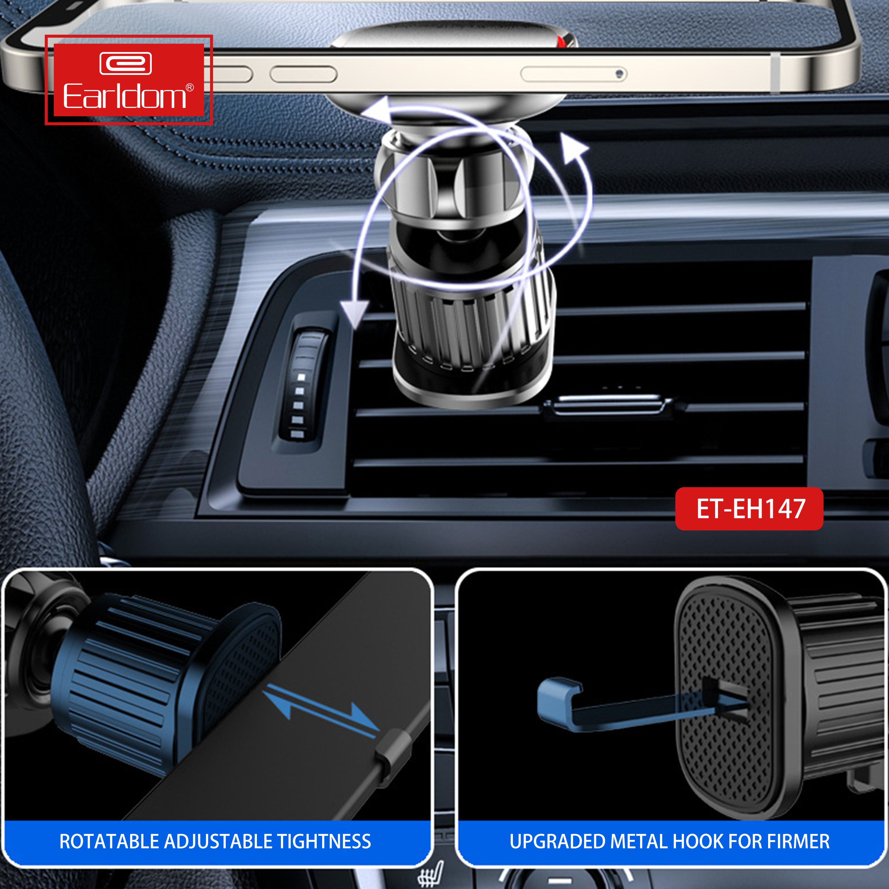 ET-EH147 Holder magnetic air vent car holder strong hold for Most of the car