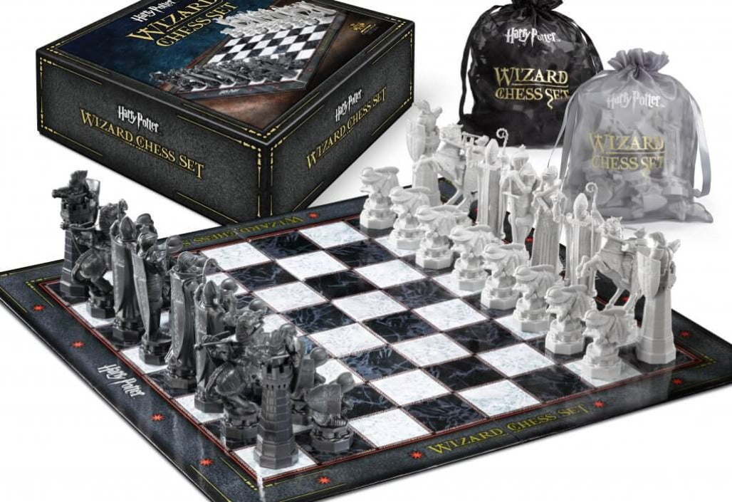 Harry Potter Wizard Chess 3D Set Official Warner Brothers Game