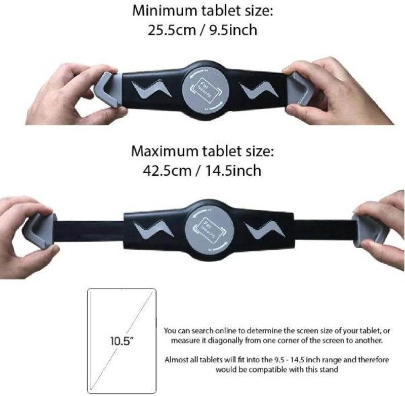 iTEQ Adjustable Floor Tripod Stand Carrying Holder for 7-14.5 inch iPad Pro Tablet