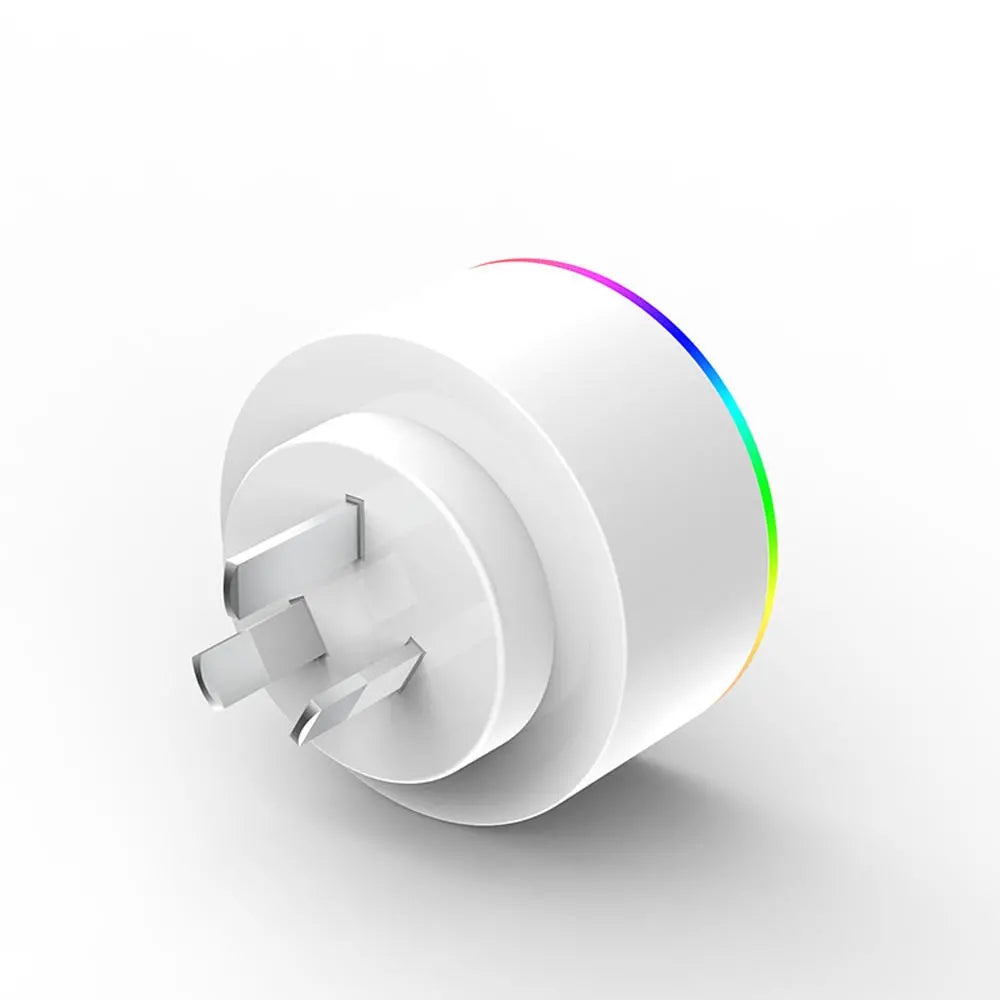 Tuya AU Plug Smart RGB LED Light Smart Wifi Socket Voice Control Works With Alexa Google Home