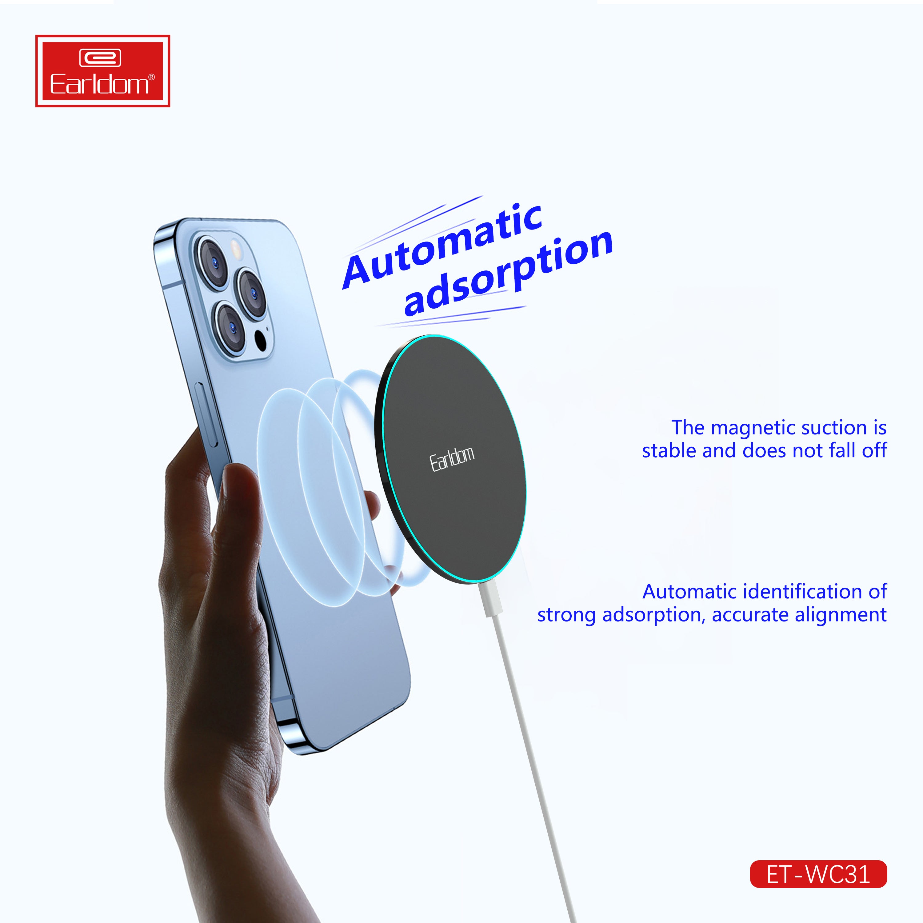 15W  Wireless Charger Aluminum Charging Pad