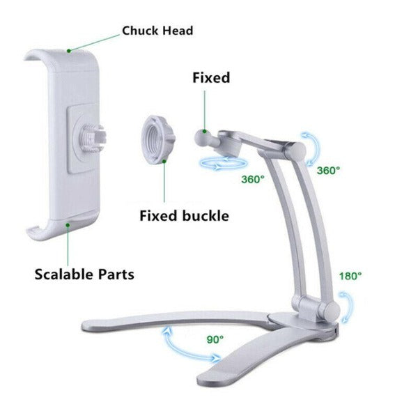 iTEQ Kitchen ipad holder Fold Wall Mount Tablets Phone Stand Bracket Holder