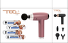 TEQ 20 speeds LCD Electric Massage Gun 4 Heads Muscle Therapy