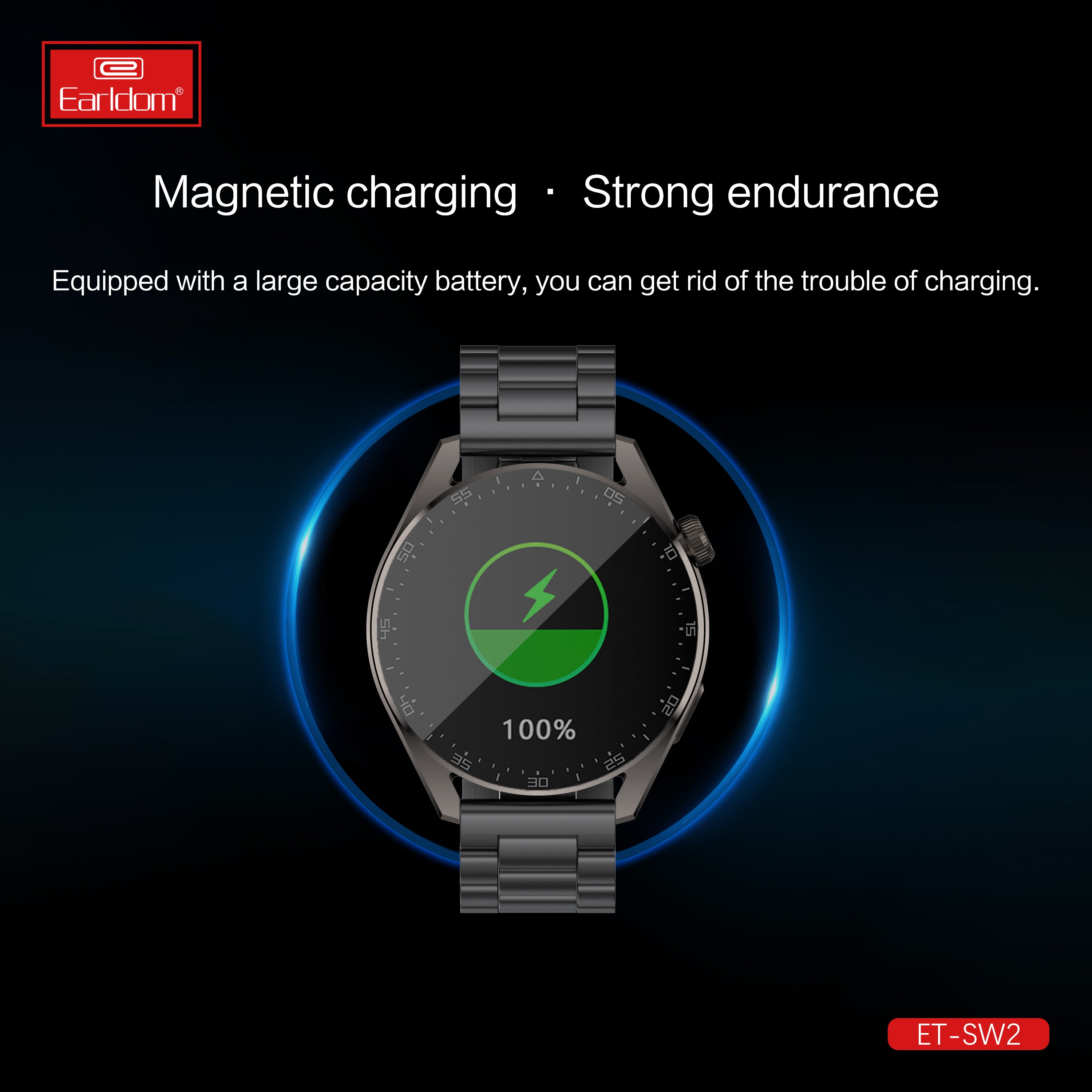 Earldom ET-SW2 Smart watch with Heart rate sensor