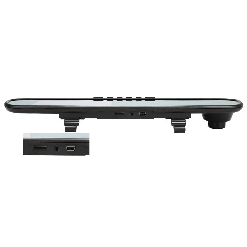 iTEQ 4.3 Inch Full HD 1080P Car DVR Camera Auto Rearview Mirror Digital Video Recorder Dual Lens Registratory Camcorder Night Vision Dash Cam