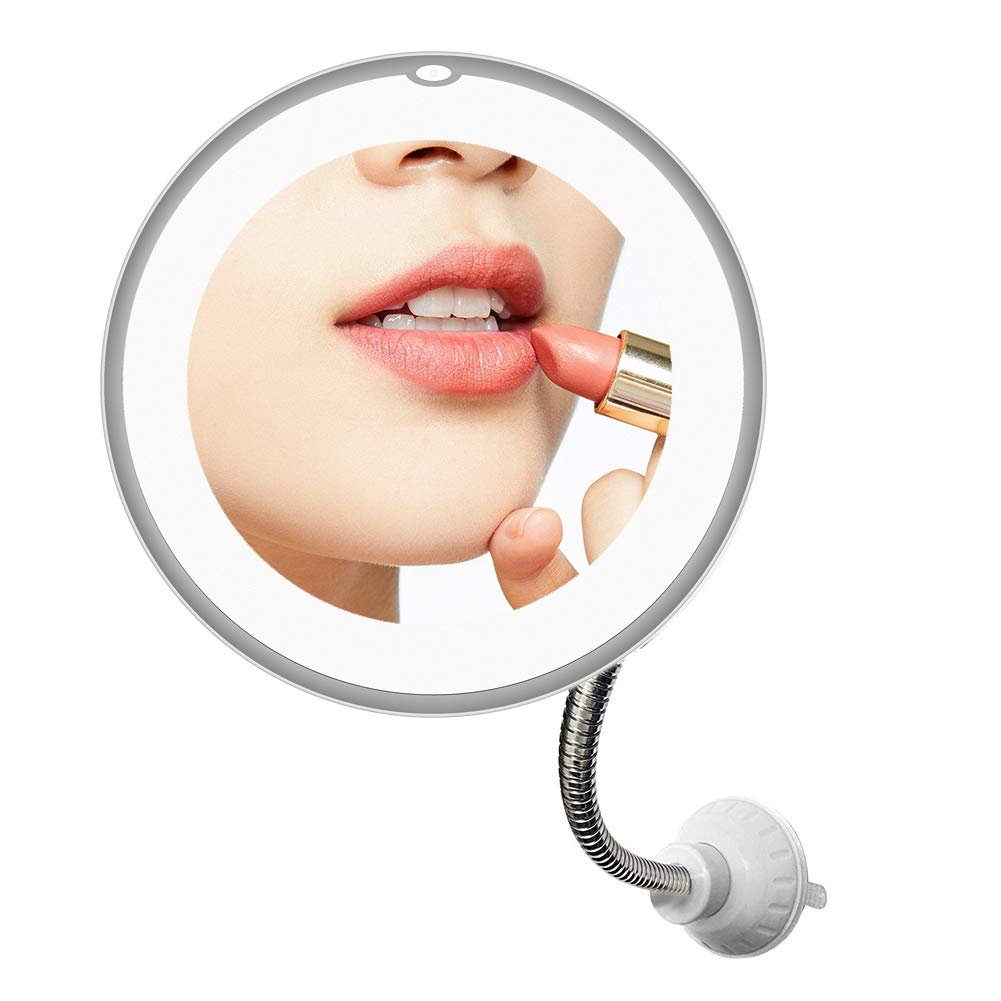 Makeup Mirror Magnifying Ultra Flexible Mirror LED Light  Suction Cup -High Quality