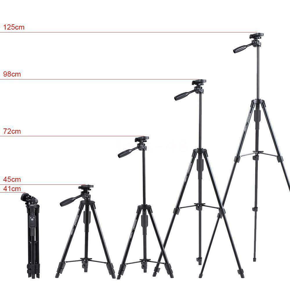 Yunteng VCT 5208 Phone Camera Tripod Bluetooth Shutter Telescoping Legs iphone