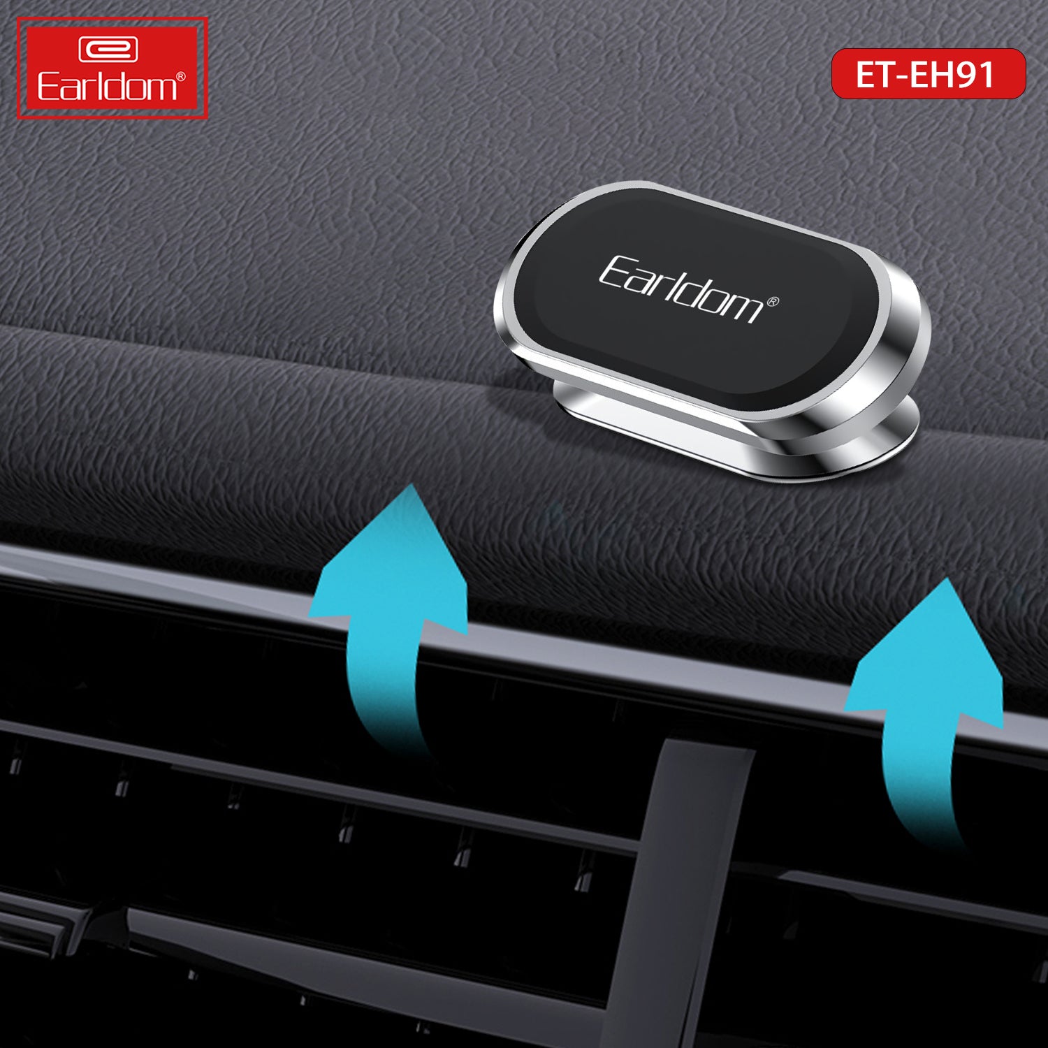 Earldom 360° Rotate Universal Magnetic Car Mount Dash Phone Holder Mobile Phone