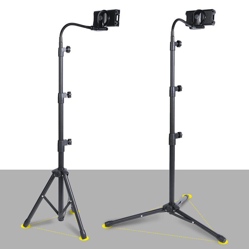 iPad Tripod Stand Tablet Floor Stand Height Adjustable 20 to 63 Inch with 360 Rotating Tablet Tripod Stand for 4.7 to 12.9 Inch Ipad