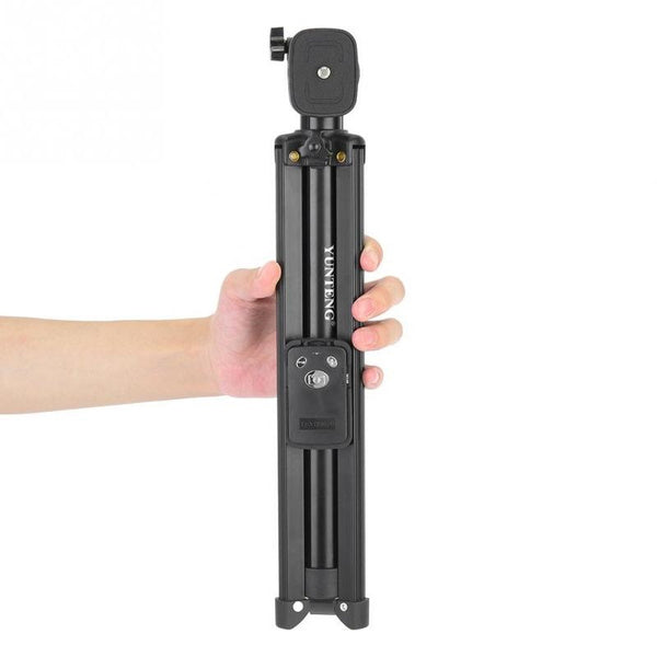 Yunteng aluminium Phone Camera Tripod Selfie Stick Monopod Bluetooth wireless