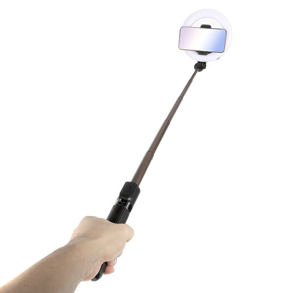 Extendable Selfie Stick Tripod LED Ring Light Bluetooth