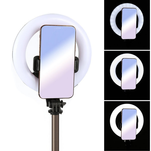 Extendable Selfie Stick Tripod LED Ring Light Bluetooth