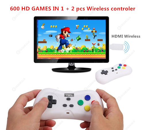 Wireless Super Mini Built-in 638 Games Video Console w/Gamepad