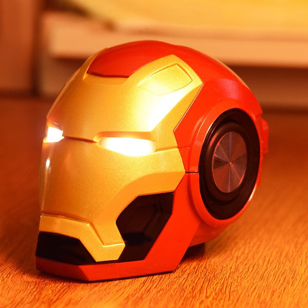 Iron Man Bluetooth Speaker Marvel Avengers wireless eye with light kids gift