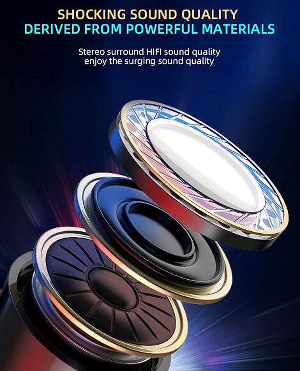 Wireless Bluetooth Headset T28, TWS 5.1 Low Latency, Sweat-Proof and Waterproof, ANC Active Noise canceling Headset -Black