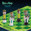 Rick and Morty Collector's Chess Set  Collectible 32 Custom Sculpted Chess Pieces Adult Swim Rick and Morty