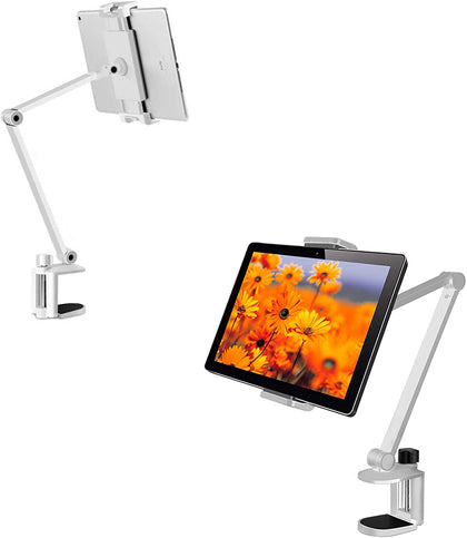 Aluminum Long Arm IPAD iPhone Tablet Stand Mount 12.9 inch