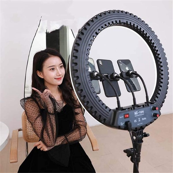 HQ BiColor  LED Ring Light Kit with Stand Social Media/Beauty Ticok LIGHT 18