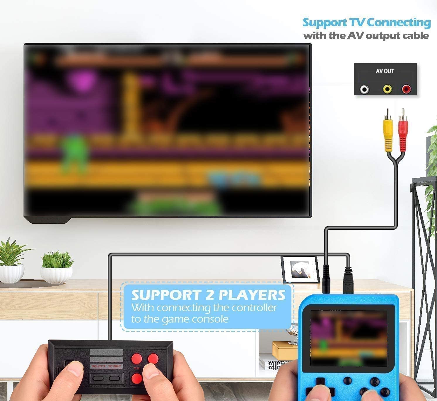 Retro Game Boy 500 Clasic games build  in