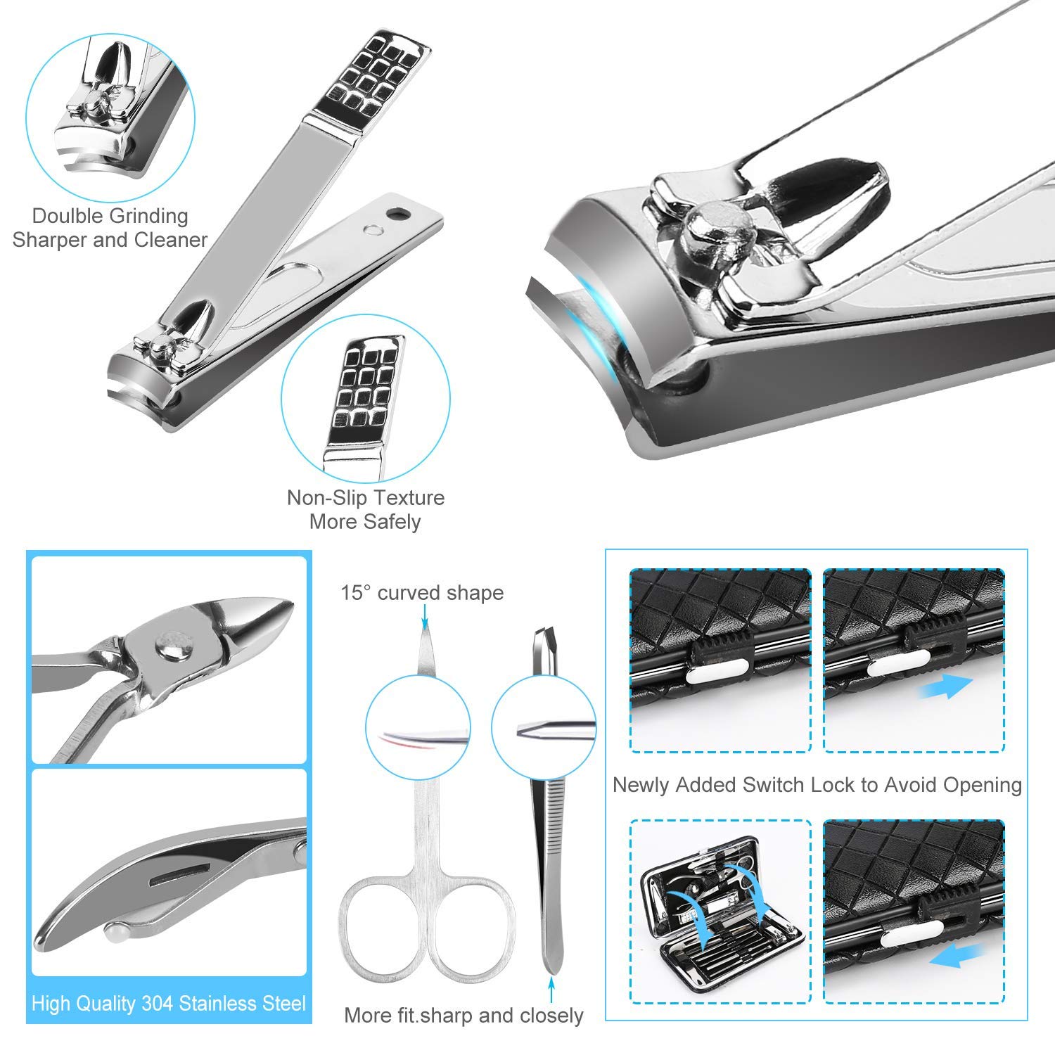 iCare Manicure Set 19 in 1 Manicure Kit