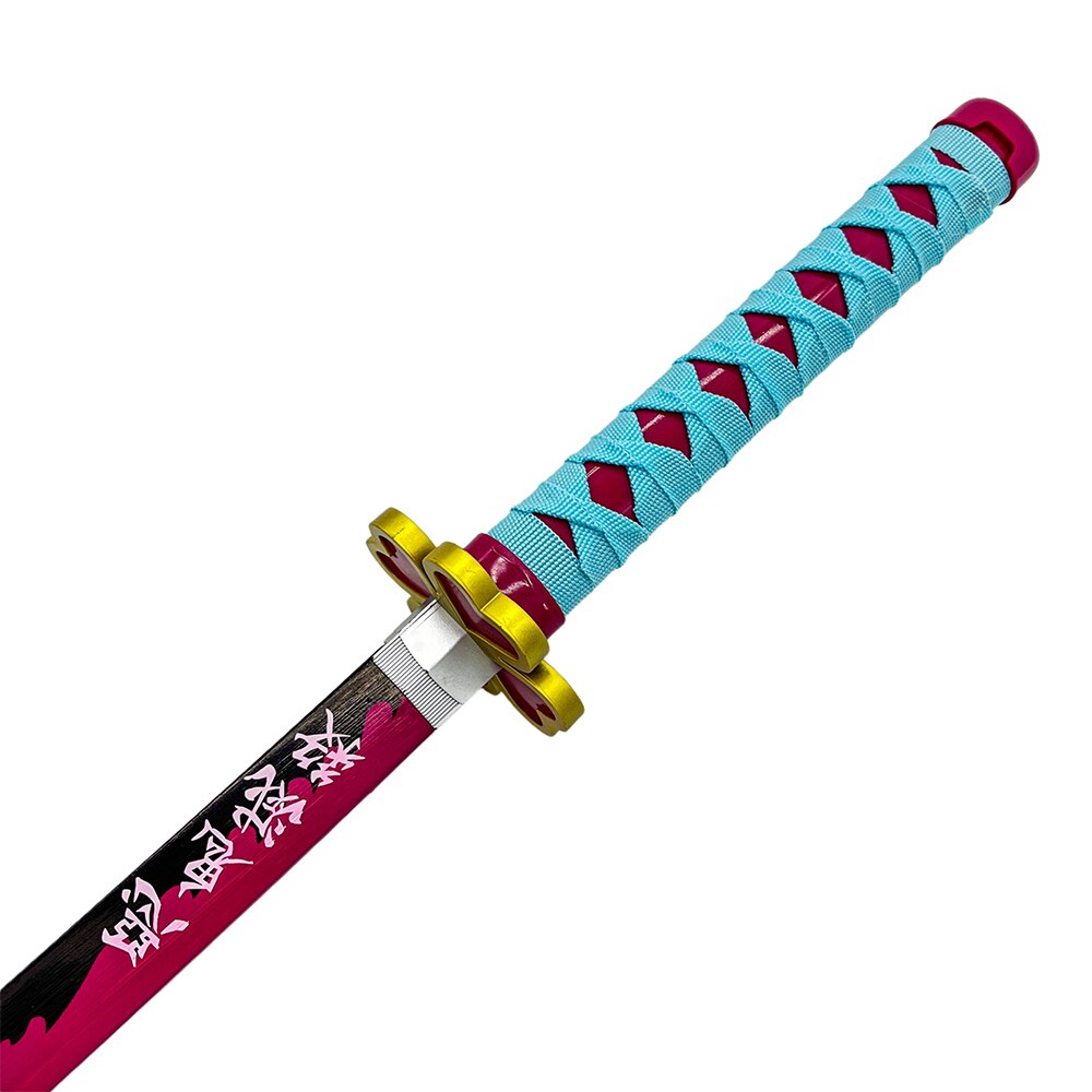 Demon Slayer Anime Wood Sword Party Cosplay Larp Sword Tanjiro Kamado 104CM