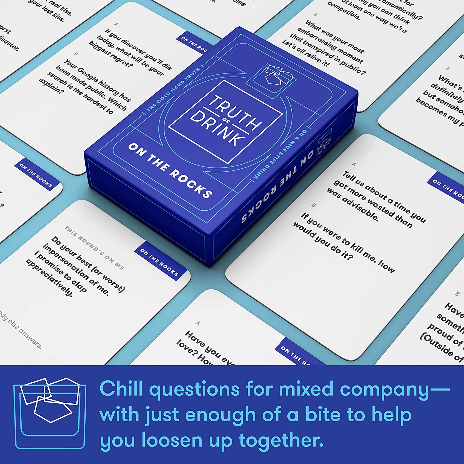 Truth or Drink  Fun Drinking Card Game for Adults, Great for Parties and Game Night