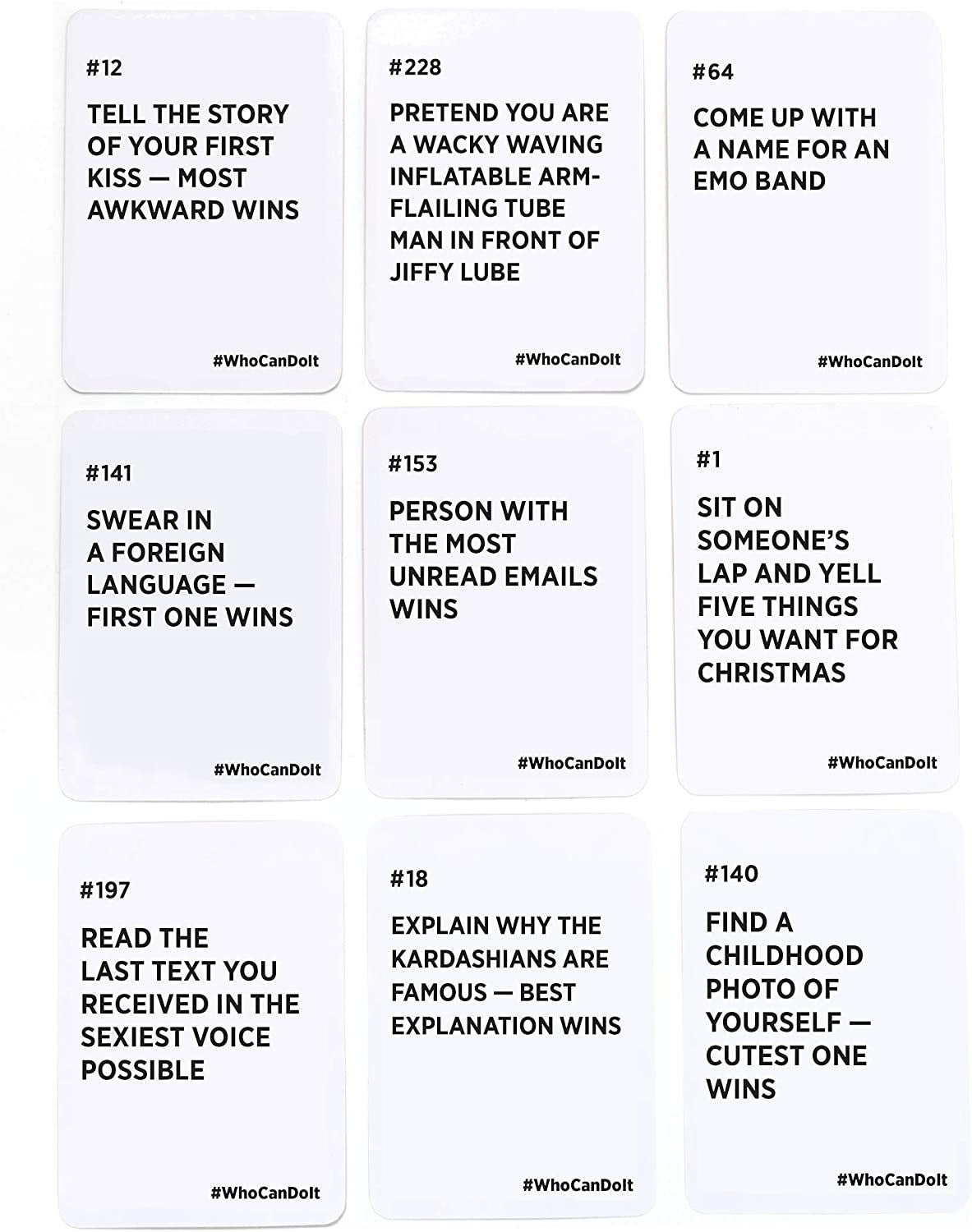 Drunk Stoned Stupid Who Can Do It Party Game