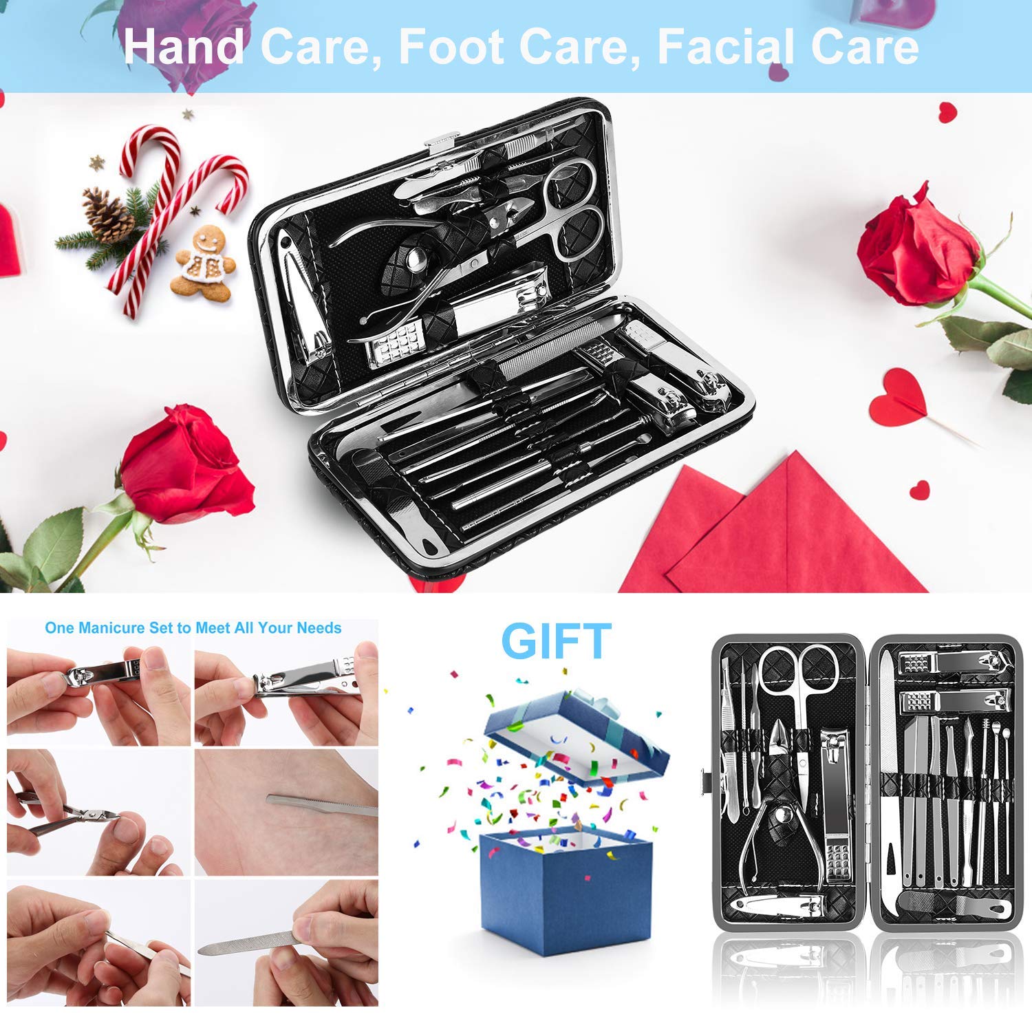 iCare Manicure Set 19 in 1 Manicure Kit
