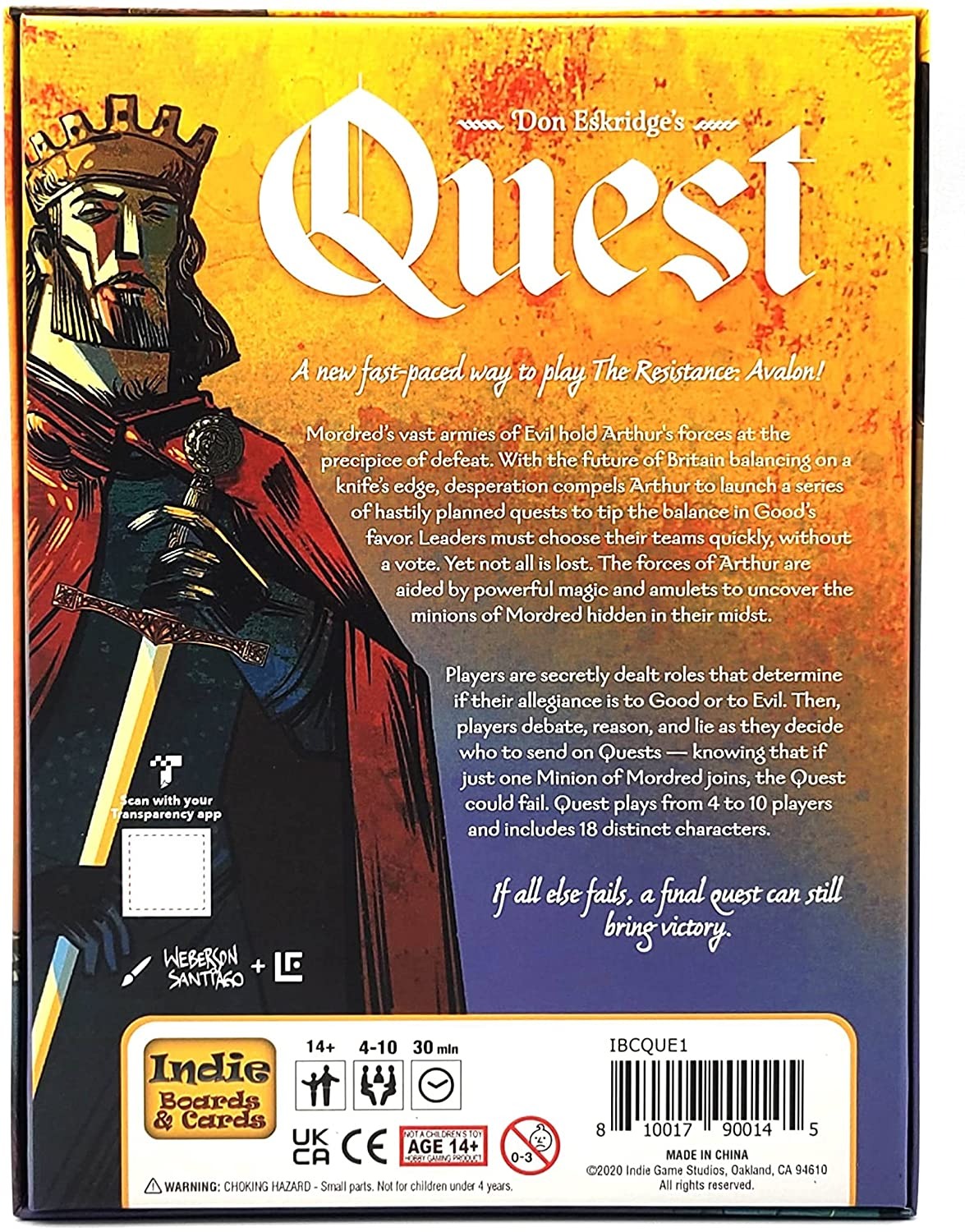 Indie Boards & Cards Quest Board Game