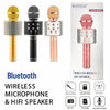 WSTER WS-858 version 2 Wireless Bluetooth Karaoke Microphone Speaker KTV Handheld Player