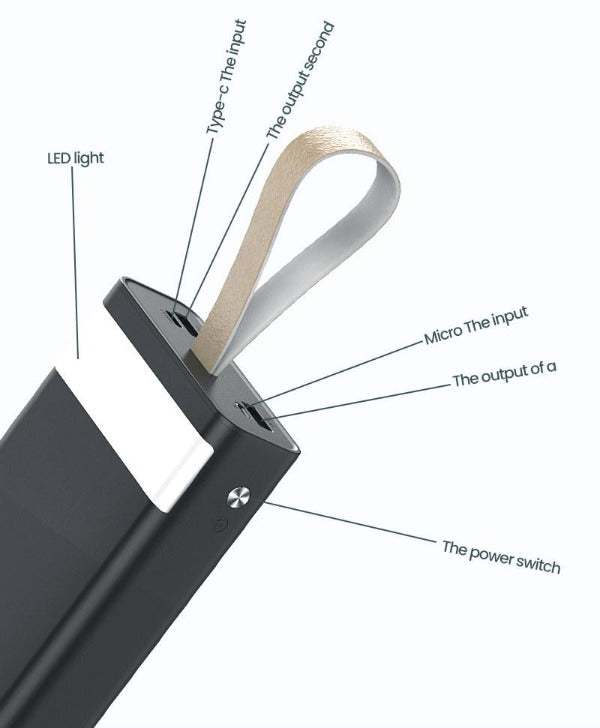 Foneng Big Power Bank portable powerbank 30000 mah