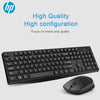 HP CS10 Wireless Gaming Keyboard Mouse Combo Black