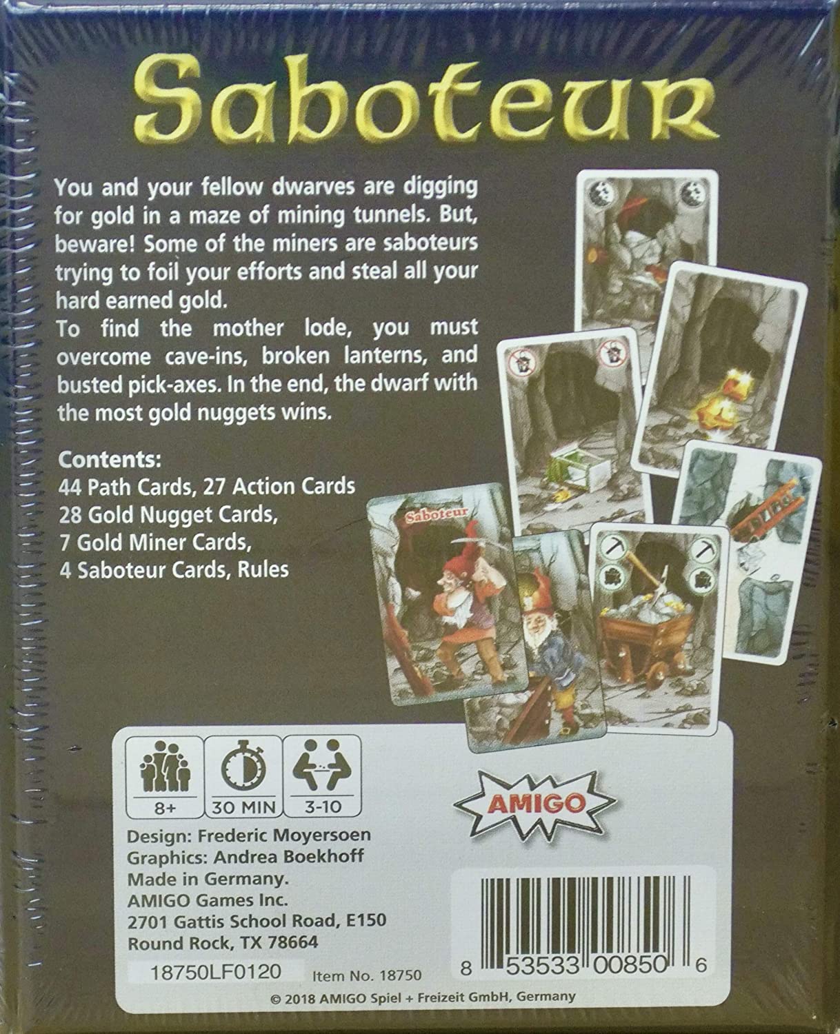 Saboteur Card Game