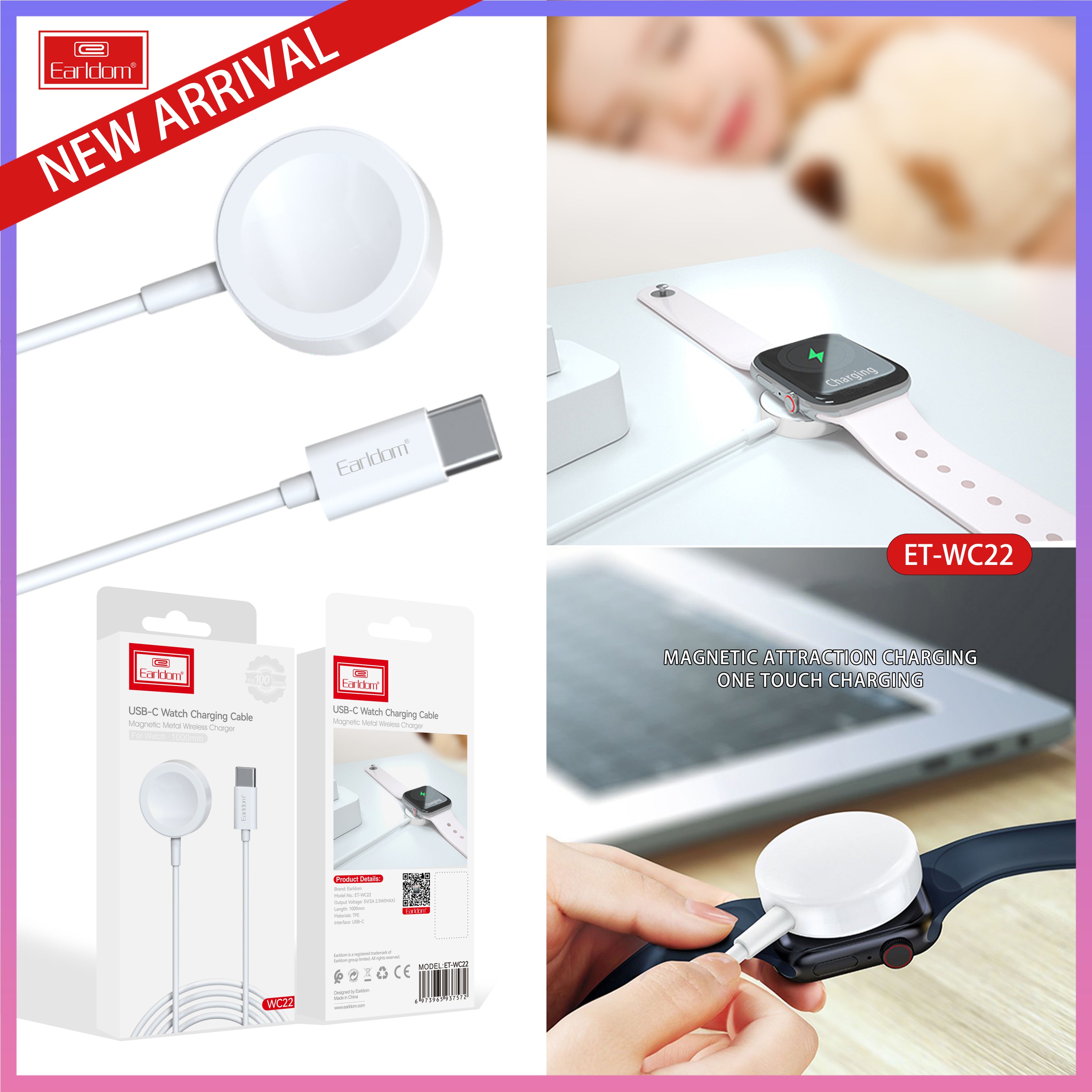 Type C Apple Watch wireless Fast charger