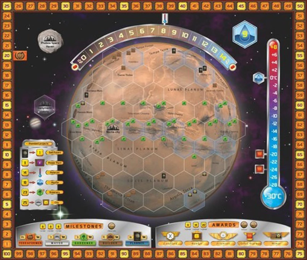 Terraforming Mars Board Game - Build Your Economy and Transform The Planet