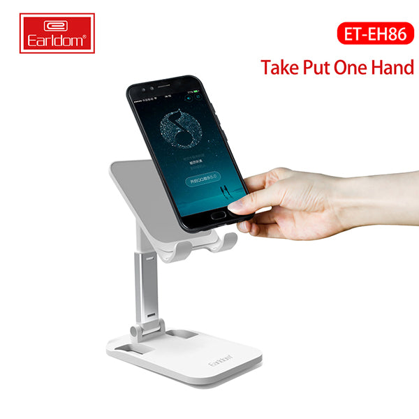 Earldom Universal Phone Stand 360 Degree Rotating Clamp For All SmartPhones