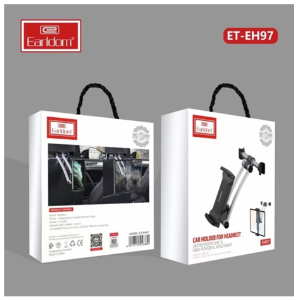 Earldom Car Back Seat Tablet Stand Headrest Mount Holder for 4-14.5 inch iPad Air pro