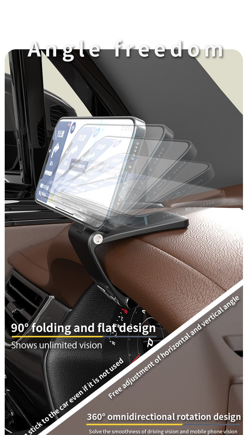 SUMITAP Magnetized HUD Car Phone Stand is a silent stand for the dashboard